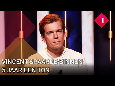 Vincent Kouters spaarde met een modaal inkomen, kinderen en een koophuis een ton bij elkaar | Op1