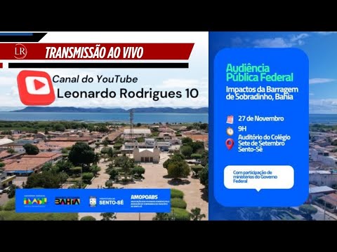 AUDIÊNCIA PÚBLICA FEDERAL | IMPACTOS DA BARRAGEM DE SOBRADINHO/BA (27/11/2025)