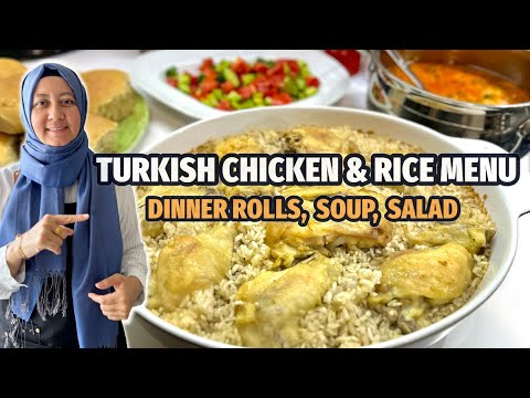 One-Pan Turkish Chicken & Rice + 3 Sides for a Complete Dinner