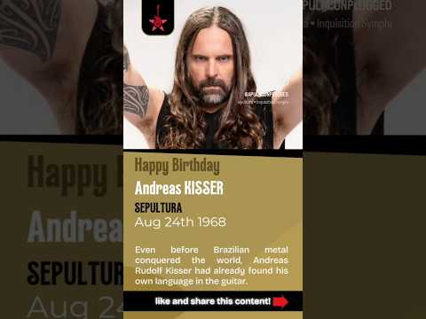 Thumbnail for Happy birthday ANDREAS KISSER! Aug 24th 1968 🤘🎂 #Kisser #Sepultura #Metal #Thrash by Jairo Guedz
