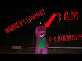 GIRL HARASSES BARNEY AT 3 AM BARNEY FILED RESTRAINING ORDER