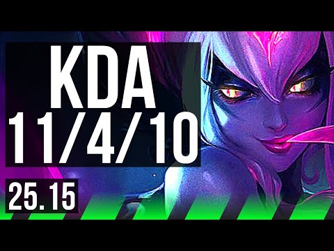 EVELYNN vs TRUNDLE (JGL) | 1100+ games | NA Master | 25.15