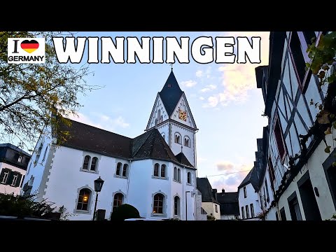 WINNINGEN on the Moselle - one of the most beautiful villages in Germany