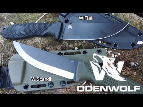 ODENWOLF / Wolfgangs W Scandi & W Flat + Baukasten + taktische Scheide