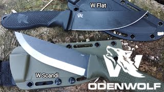 ODENWOLF / Wolfgangs W Scandi & W Flat + Baukasten + taktische Scheide