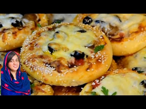 🎯Mini Pizza Pies | Super Easy Pizza pies | Homemade pizza dough with easy pizza sauce in English