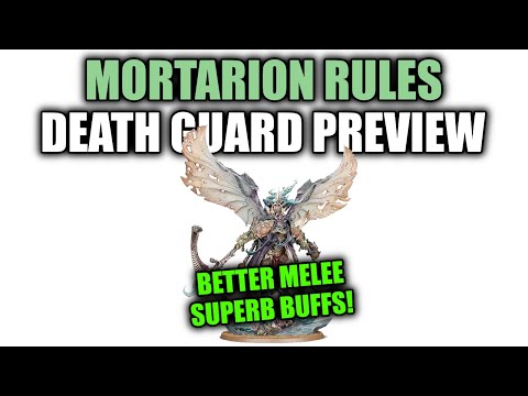 MORTARION LOOKS INCREDIBLE! New Death Guard Codex Rules! │ Warhammer 40k 10th Edition