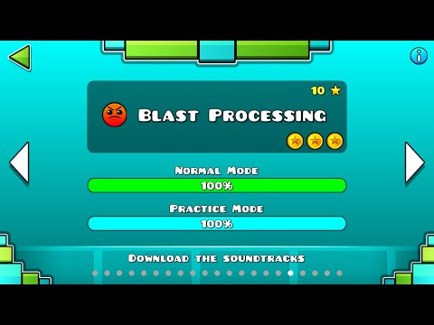 Geometry Dash - Blast Processing (All coins)