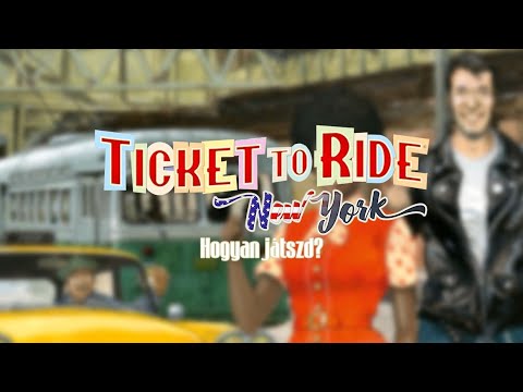 Ticket to Ride: New York társasjáték bemutató - Gémklub