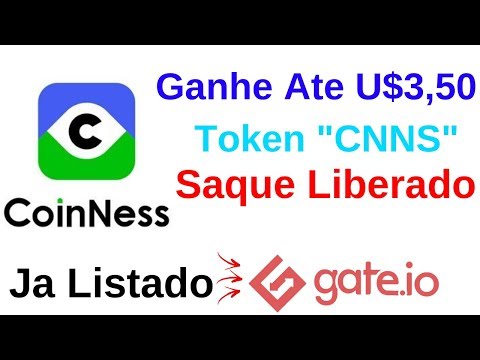 Coiness - Ganhe Ate U$3,50 Em Token "CNNS" (Saque Liberado l Ja Listado)