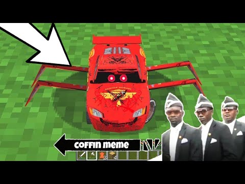 I Found Tiny Spider McQueen in Minecraft - Coffin Meme