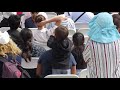Kid Drums On Mom S Head During SF Taiko Dojo Performance At Nihonmachi Street Fair