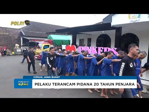 POLRES CIMAHI AMANKAN KULI BANGUNAN EDARKAN GANJA