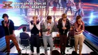 One Direction sing Summer of '69 - The X Factor Live show 8 - itv.com/xfactor