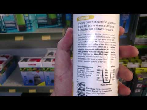 Treating fish internal parasites using Sterazin