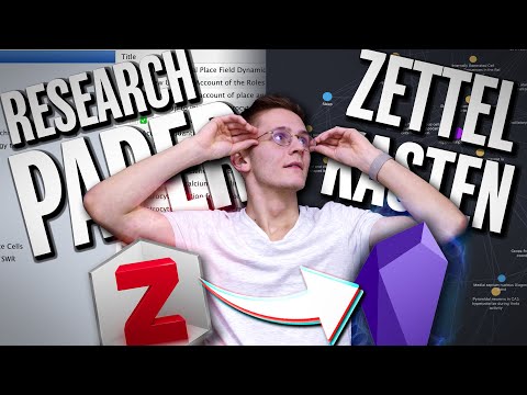 Zettelkasten workflow for research papers | Zotero & Obsidian link