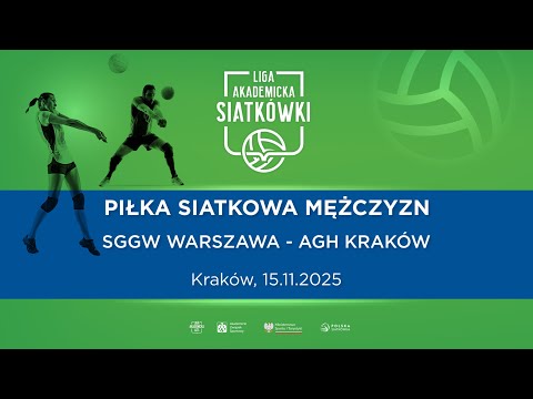 Liga Akademicka AZS | Kraków | Piłka Siatkowa M | SGGW Warszawa - AGH Kraków