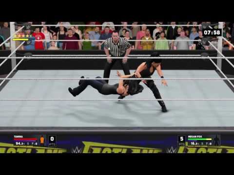 WWE 2K17 Megan Fox VS Tamina In A Ironman Match