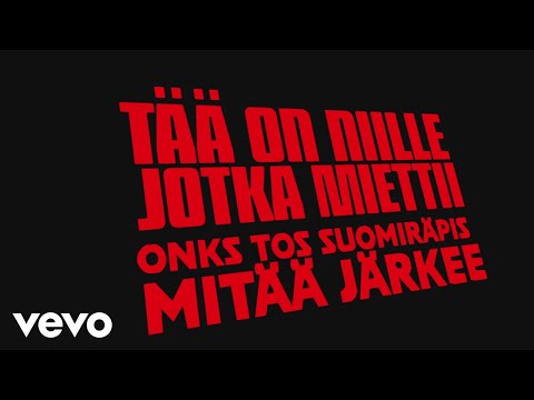 Paleface Aakkosmurha Lyric Video