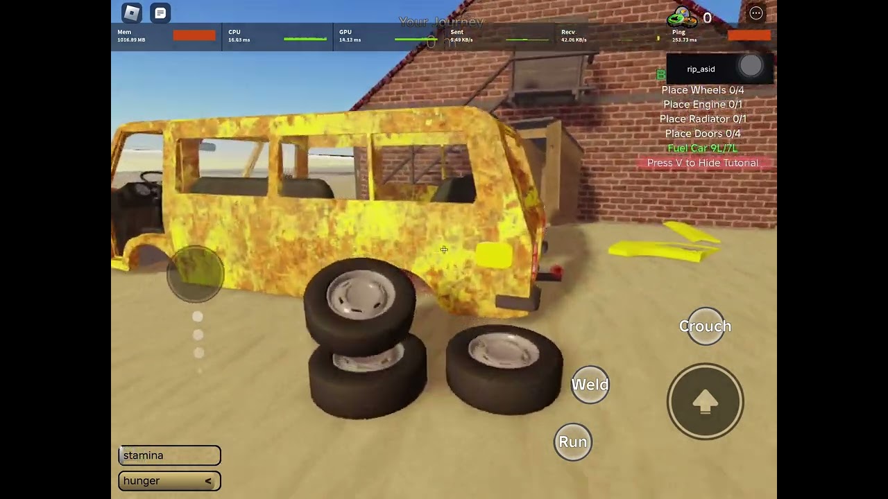 Roblox a dusty trip how to get 2 gas for your car(all of the cars spawn only when you join