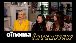 Ocean‘s 8 // Sandra Bullock, Cate Blanchett, Awkwafina // Interview // CINEMA
