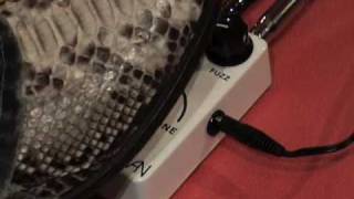 Video thumbnail for Analogman Astro Tone Fuzz guitar effects pedal demo w Les Paul & Dr Z amp by gearmanndude