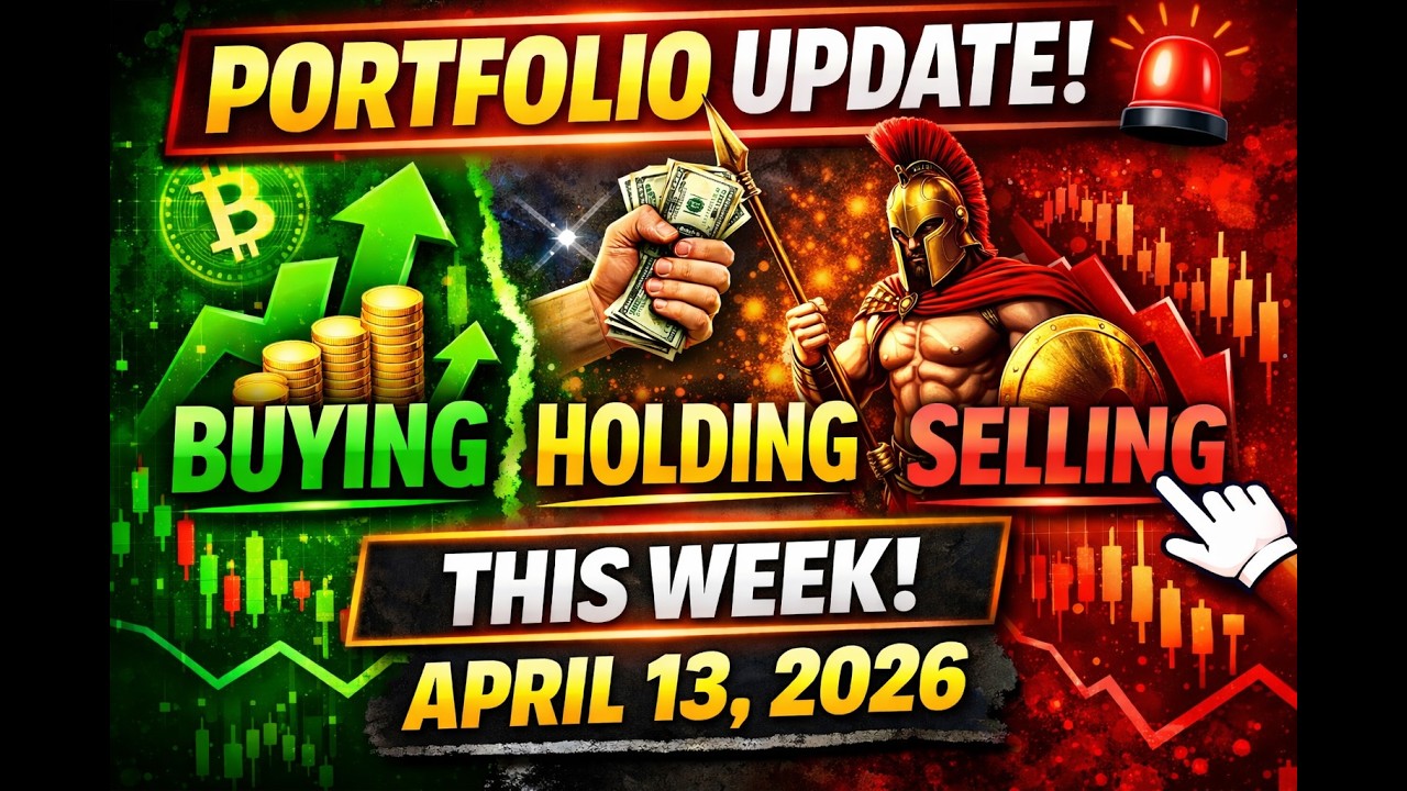 Portfolio Update April 13, 2026 📈 Stocks & Crypto – What I’m Buying, Holding & Selling