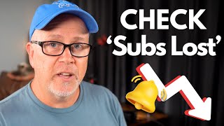 How to CHECK how many Subscribers you've LOST in YouTube Studio!