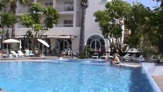 preview picture of video 'Riu Palace Madeira 4,5 Sterne Canico de Baixo Hotel Pool Strand 2 Pools Liegen Leute Hubert Fella'