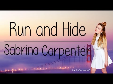 Run and Hide Acoustic (With Lyrics) - Sabrina Carpenter