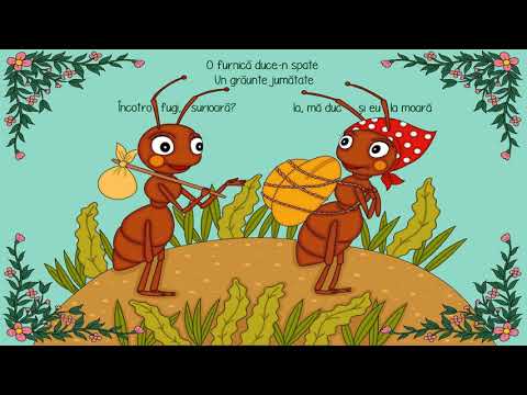 Poezii pentru copiii: Gospodina! O furnica duce-n spate! Un graunte jumatate. Incotro fugi surioara?