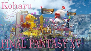 【FF 15】ファイナルファンタジー XV モグチョコカーニバルのチョコボレース爆笑クリア★　女性実況