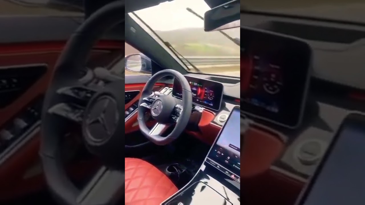 Mercedes Car Auto Drive Video 💥 || Super Car Status || Apne aap chalne wali car  ||