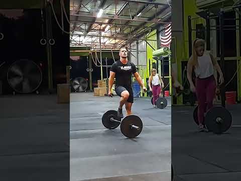 Workout of the Day RX weight = 135/95lbs Scaled = 95/65lbs #rx #crossfit #fitness #gym #crossfitwod