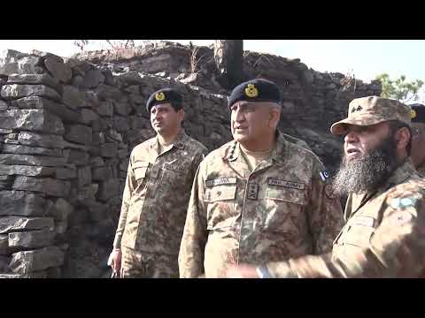Press Release No 225/2021 -  COAS visited Forward Areas along LOC - 24 Dec 2021 | ISPR copyright