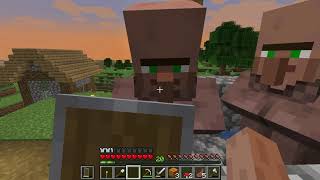 【Minecraft】ちゃんけいのマインクラフト日記 16日目 ロバを仲間にして、村人を開放して、橋を作ってと盛沢山！！！