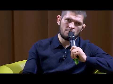 Khabib Nurmagomedov admitted that he was happy to beat McGregor.
