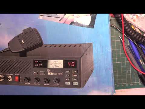 Team Euro 3004 CB27/81 UK FM base station CB radio -  Service & PSU recap