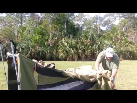 Jet Tent Bunker Cot Set Up