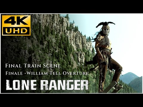 The Lone Ranger (2013) Train Scene - Finale (William Tell Overture)  4K & HQ Sound