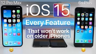iOS 15 - Every Feature That Doesn't Work on Older iPhones