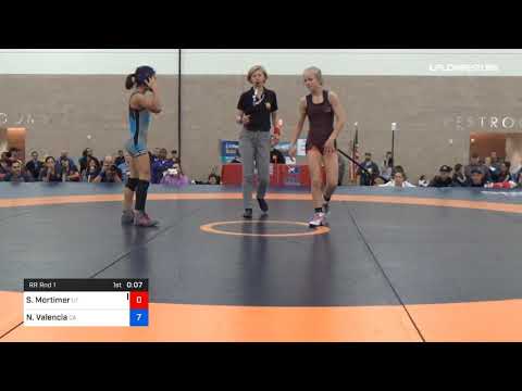 46 Kg Rr Rnd 1 Sage Mortimer Team Utah Vs Nyla Valencia Team California
