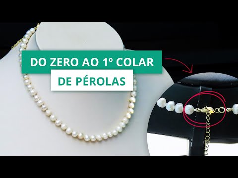CREATE YOUR FIRST PEARL NECKLACE WITH LU'S METHOD | Step by step guide to tying a knot without tools