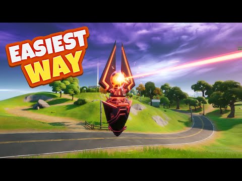 How to Destroy a Gatherer in Fortnite season 4 (Best Trick)! - Fortnite Week 4 Challenge