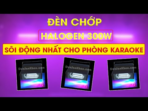 Đèn chớp vũ trường giá rẻ mini 300W trang trí shop, quầy bar, phòng karaoke nhỏ