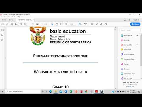 RTT GRAAD 10: 18 Junie 2020 - periode 2 (18102)