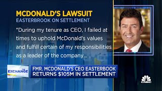 Former McDonald's CEO returns $105M in settlement