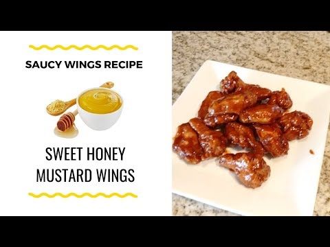 Sweet Honey Mustard Chicken Wings | Easy Chicken Wing Recipes
