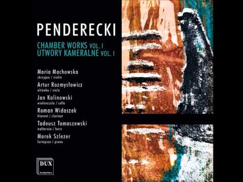Krzysztof PENDERECKI - Sextett (Chamber works vol.I)
