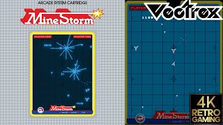 Mine Storm Vectrex 4k Gameplay